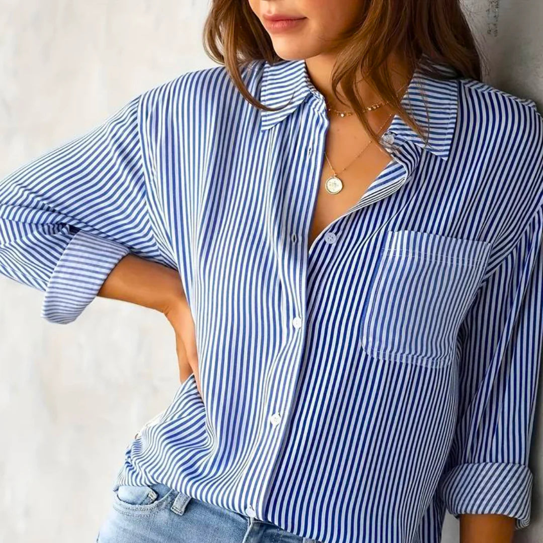 Nathalie – Chemise rayée pour femmes