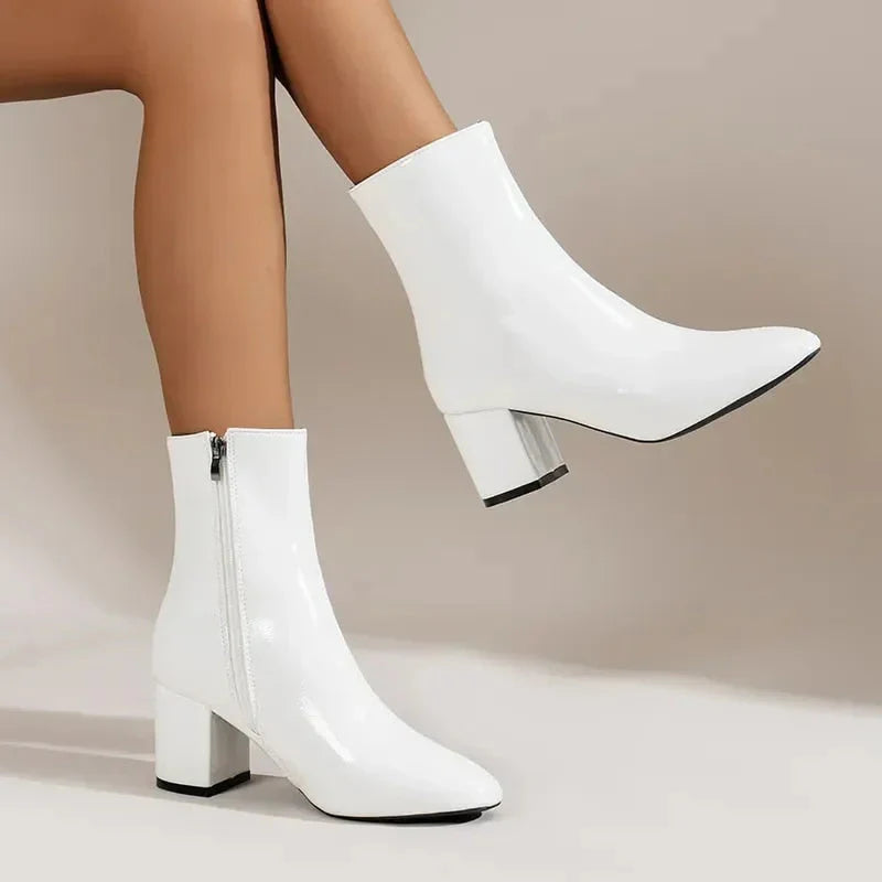 Evie – Bottines à talon bloc pour femmes