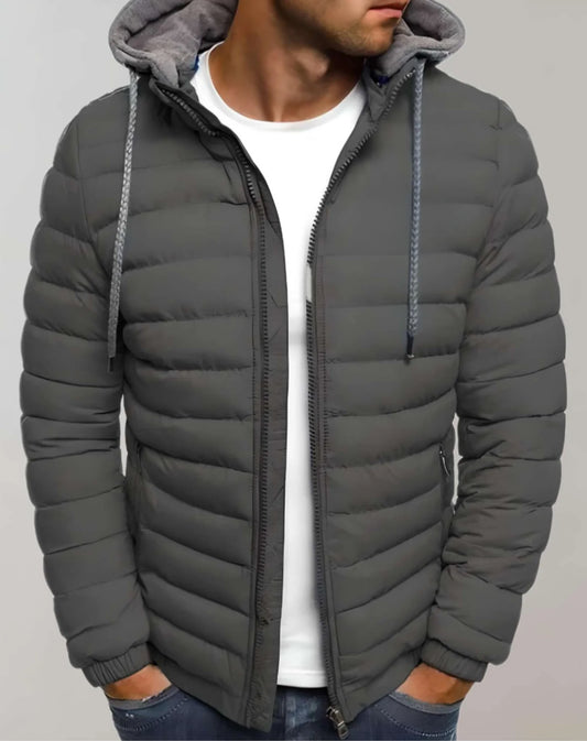 Twan – Chaqueta intermedia para hombre con cremallera y forro ligero