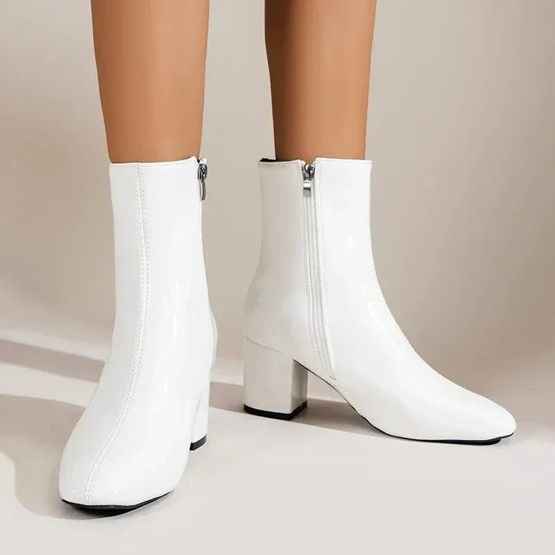 Evie – Bottines à talon bloc pour femmes