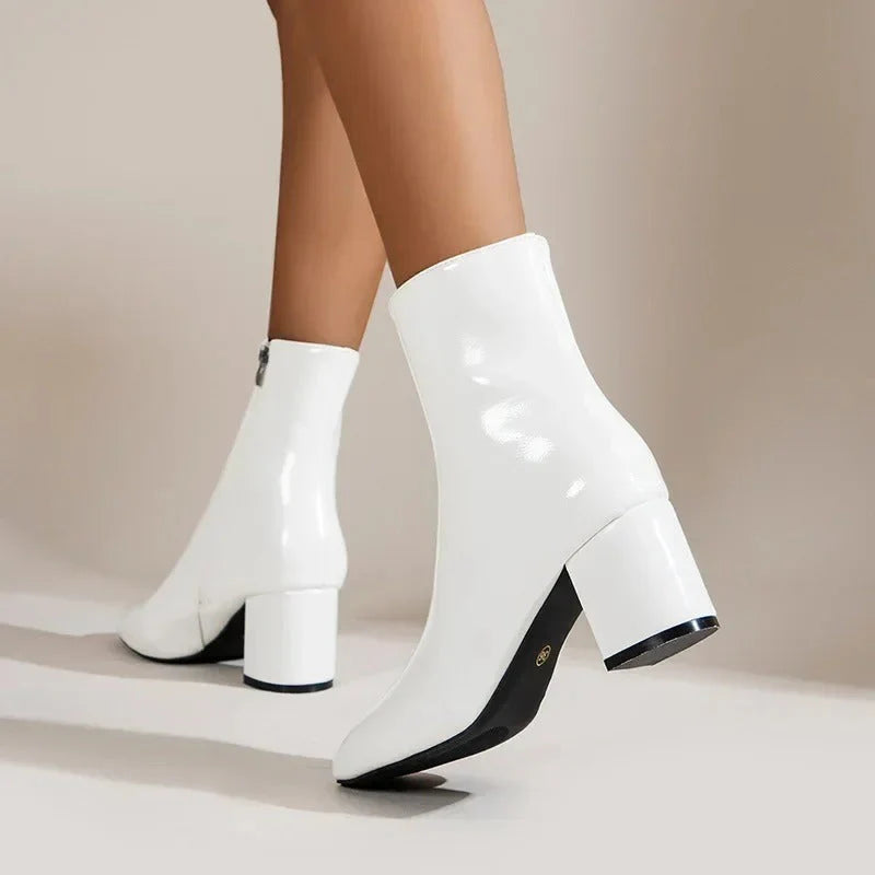 Evie – Bottines à talon bloc pour femmes