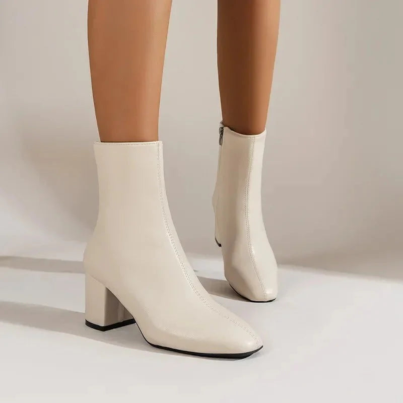 Evie – Bottines à talon bloc pour femmes