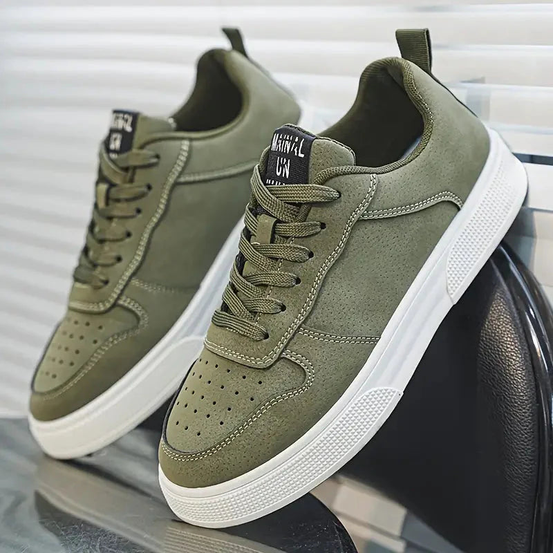 Jurre – Suede Wandelschoenen Voor Heren Met Profielzool