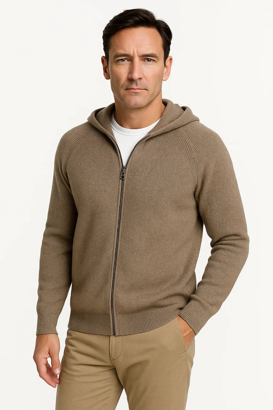 Andreas | Stijlvolle hoodie met rits 0