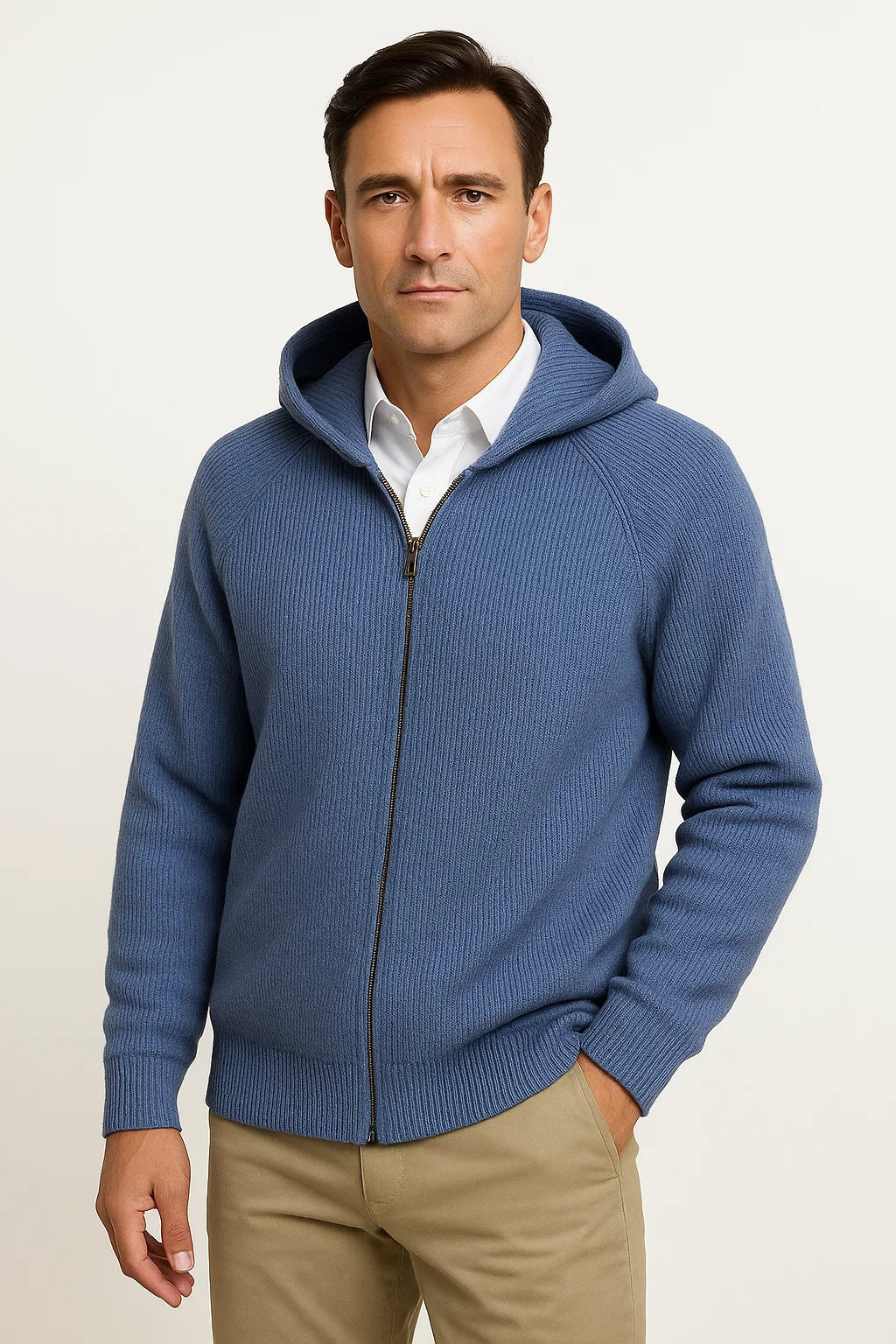 Andreas | Stijlvolle hoodie met rits 1