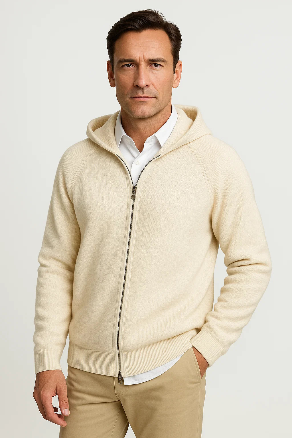 Andreas | Stijlvolle hoodie met rits 2