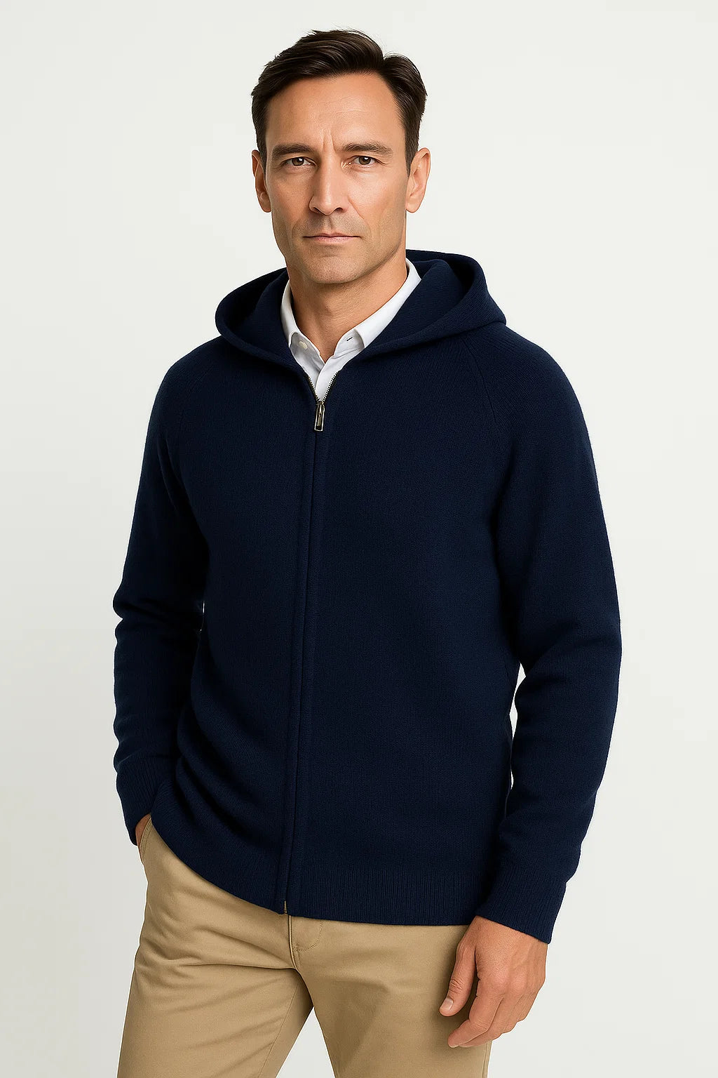 Andreas | Stijlvolle hoodie met rits 3
