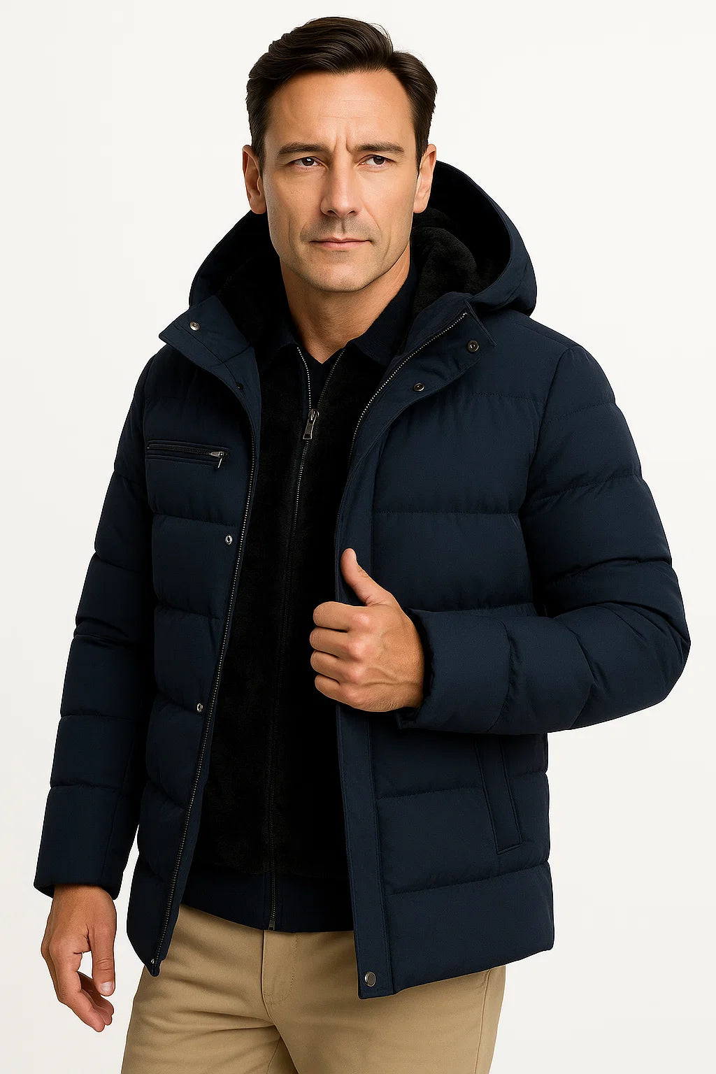 Andreas | Stijlvolle oversized winterjas 2