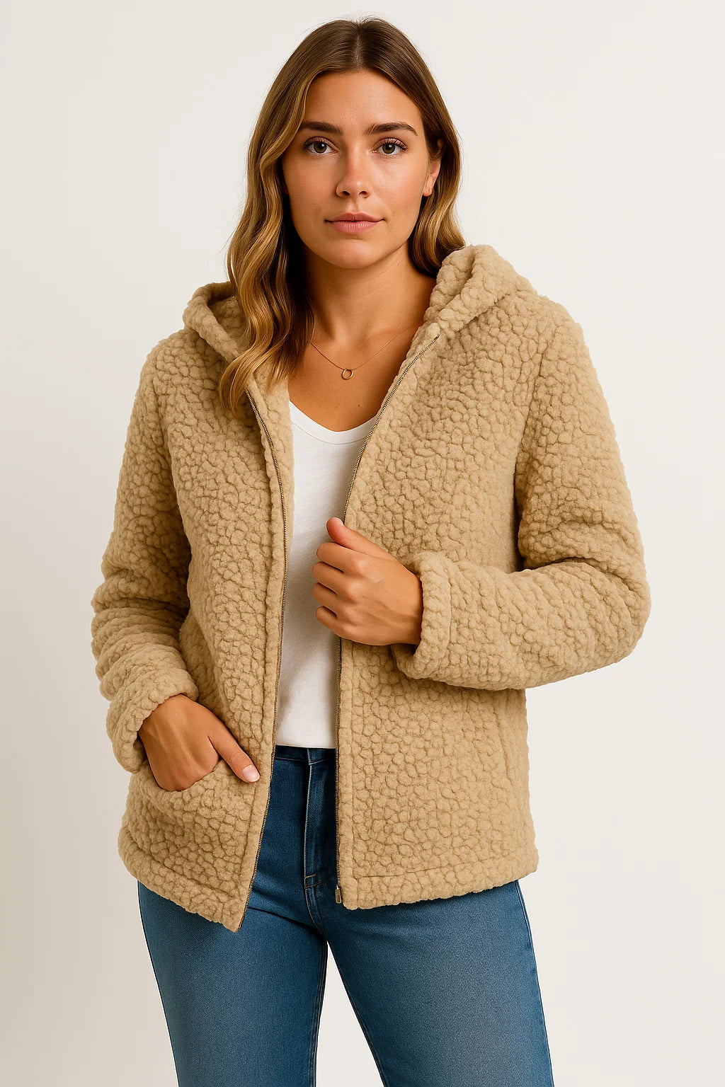Angelika | Comfortabele winterjas met praktische zakken 2
