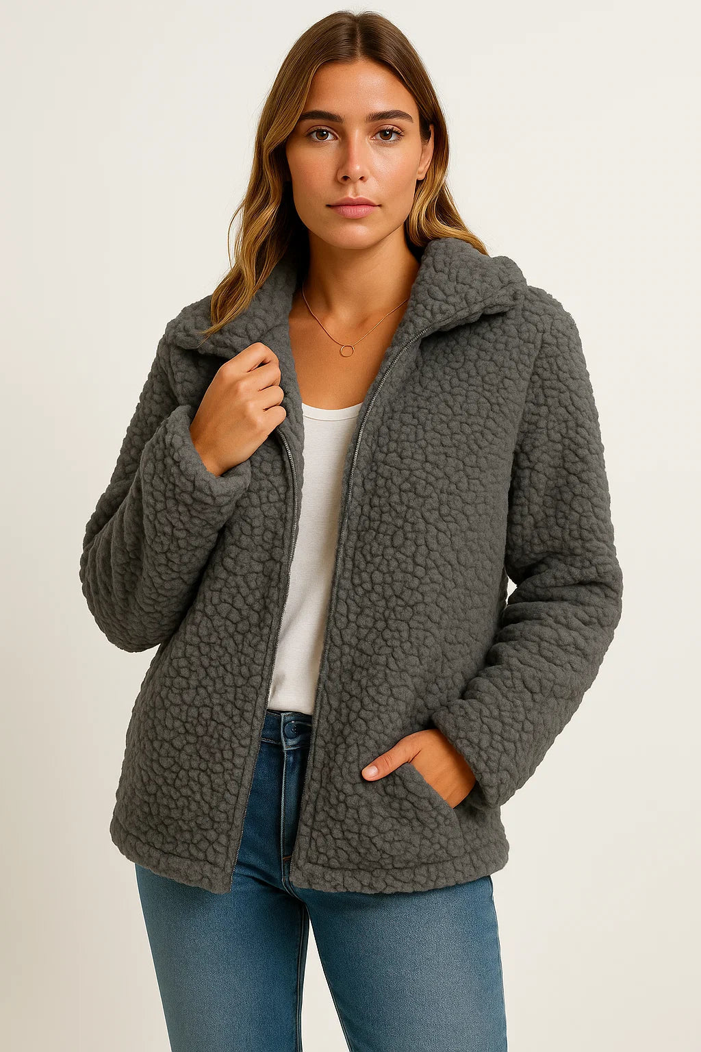Angelika | Comfortabele winterjas met praktische zakken 6