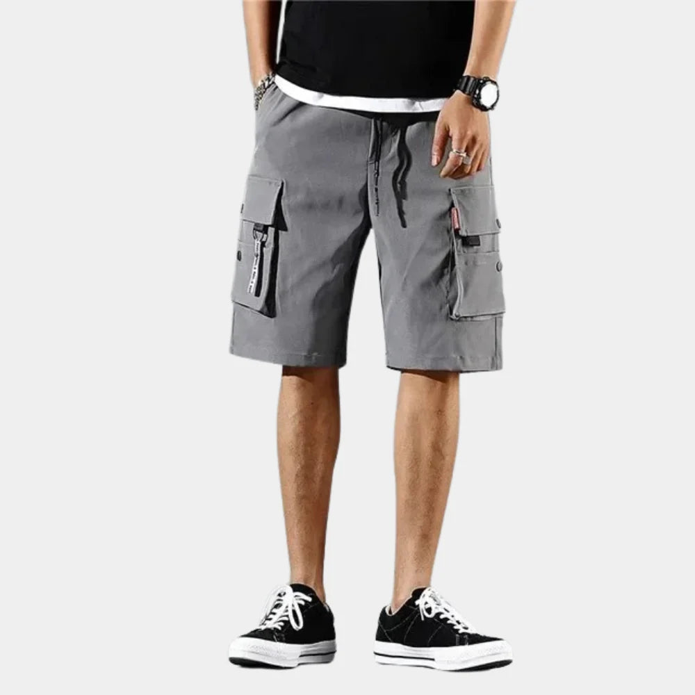 Boreas Pantalones Cortos Cargo para Hombre – Pantalones de Verano de Algodón con Bolsillos y Ajuste Cómodo