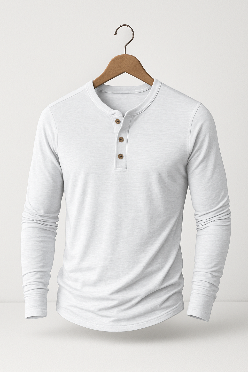 Camisa Henley para Hombre Elysium | Mangas Largas, Suave y Transpirable