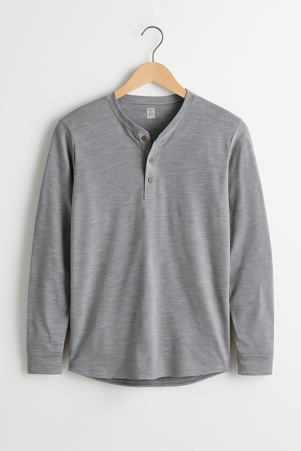 Camisa Henley para Hombre Elysium | Mangas Largas, Suave y Transpirable