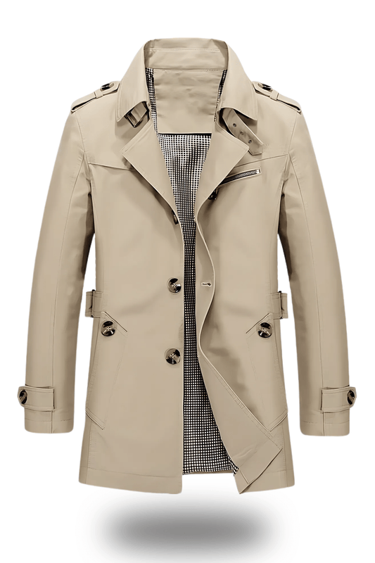 Joris Heren Gabardina | Diseño Atemporal, Perfecto para Invierno