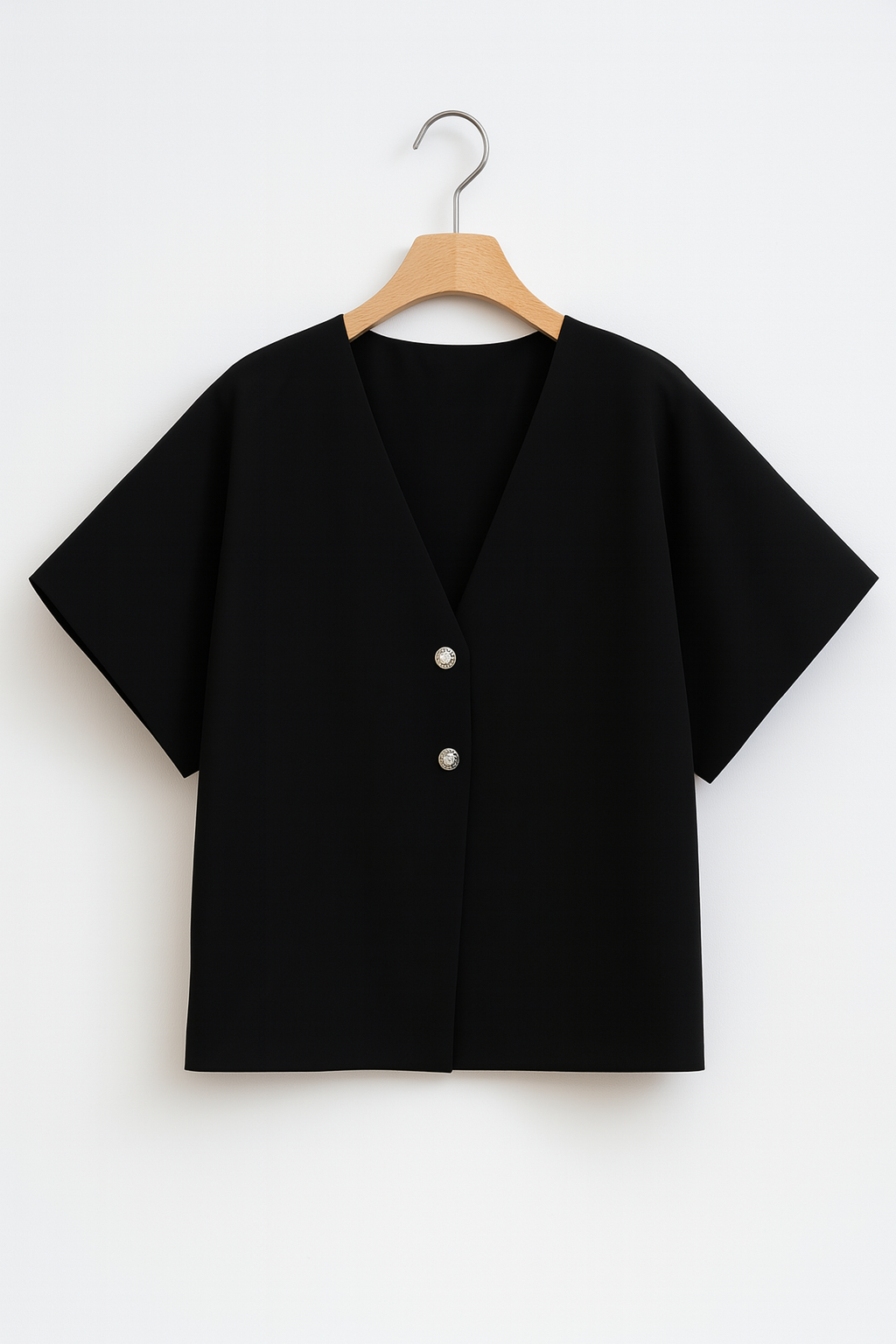 Blusa para mujer Joya | Escote en V, look de transición elegante