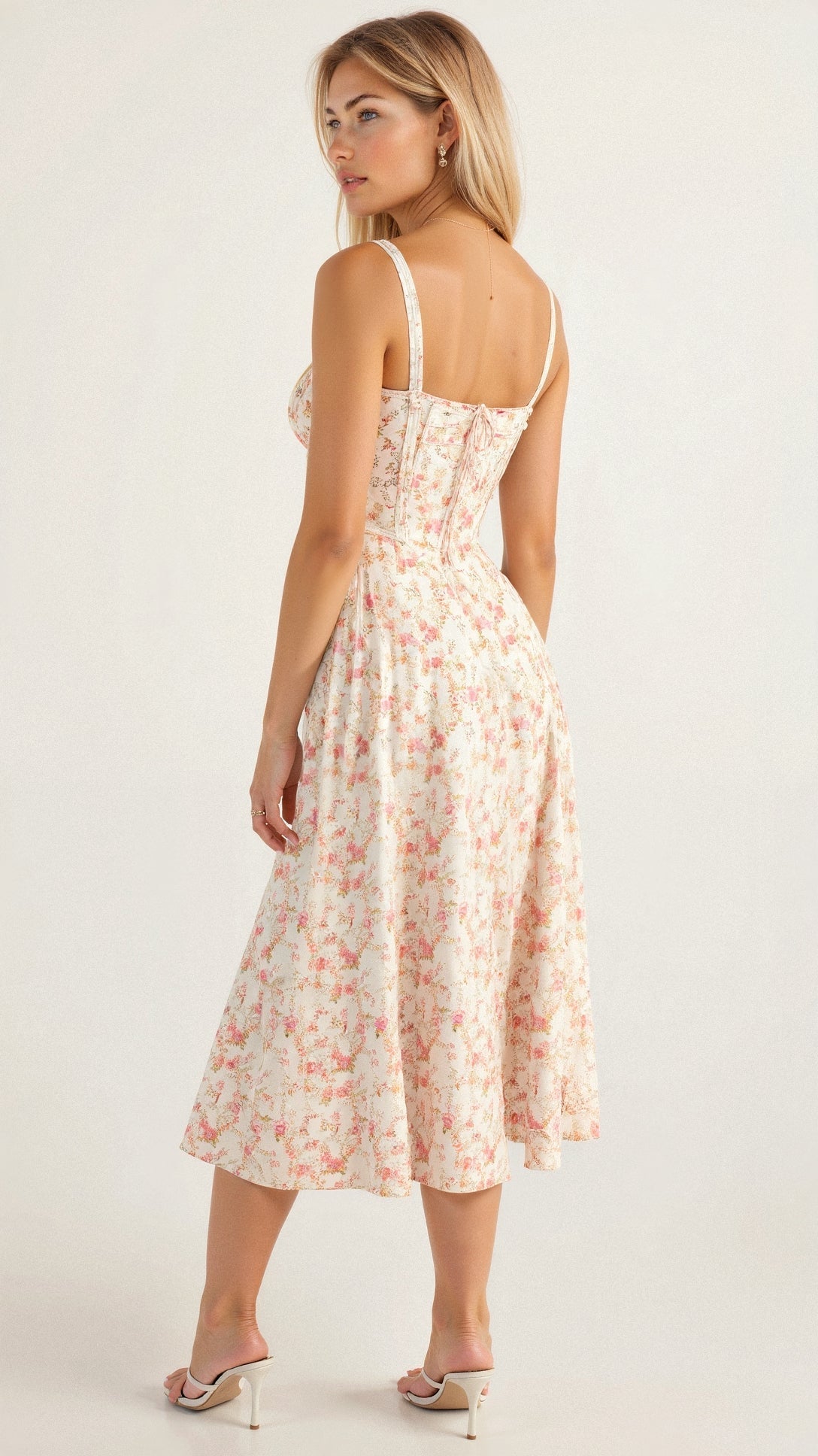 Kiana Dames Elegante Midi Jurk – Casual & Feestelijk