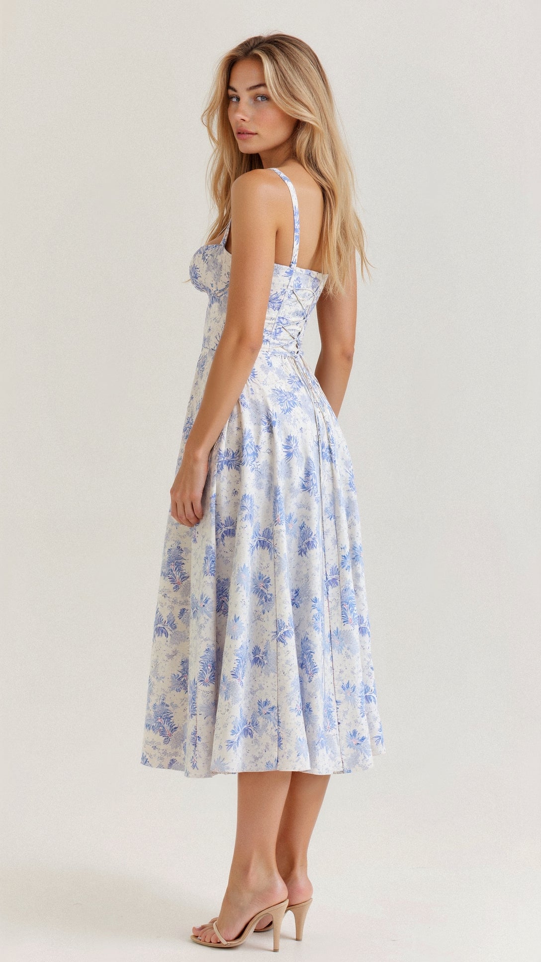 Kiana Dames Elegante Midi Jurk – Casual & Feestelijk