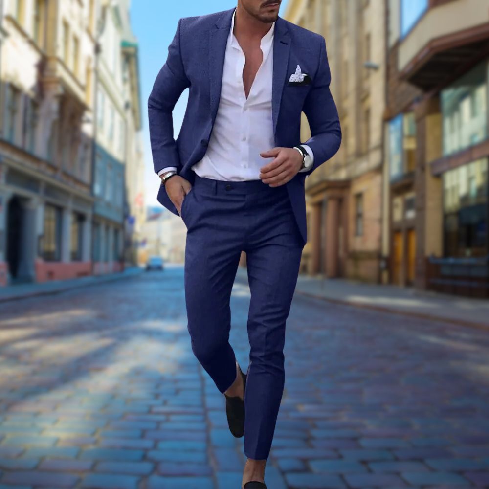 Michael Heren Completo Estivo – Completo Slim Fit Leggero per l'Estate