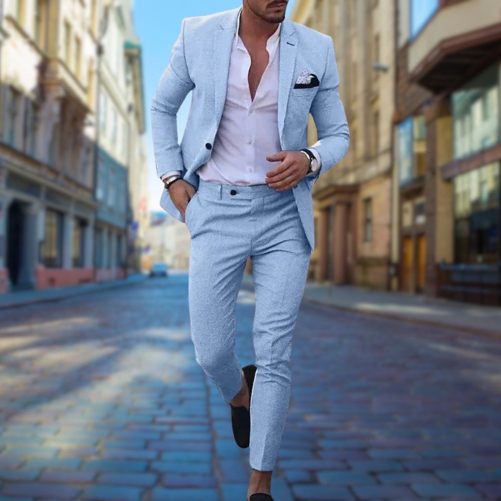 Michael Heren Completo Estivo – Completo Slim Fit Leggero per l'Estate