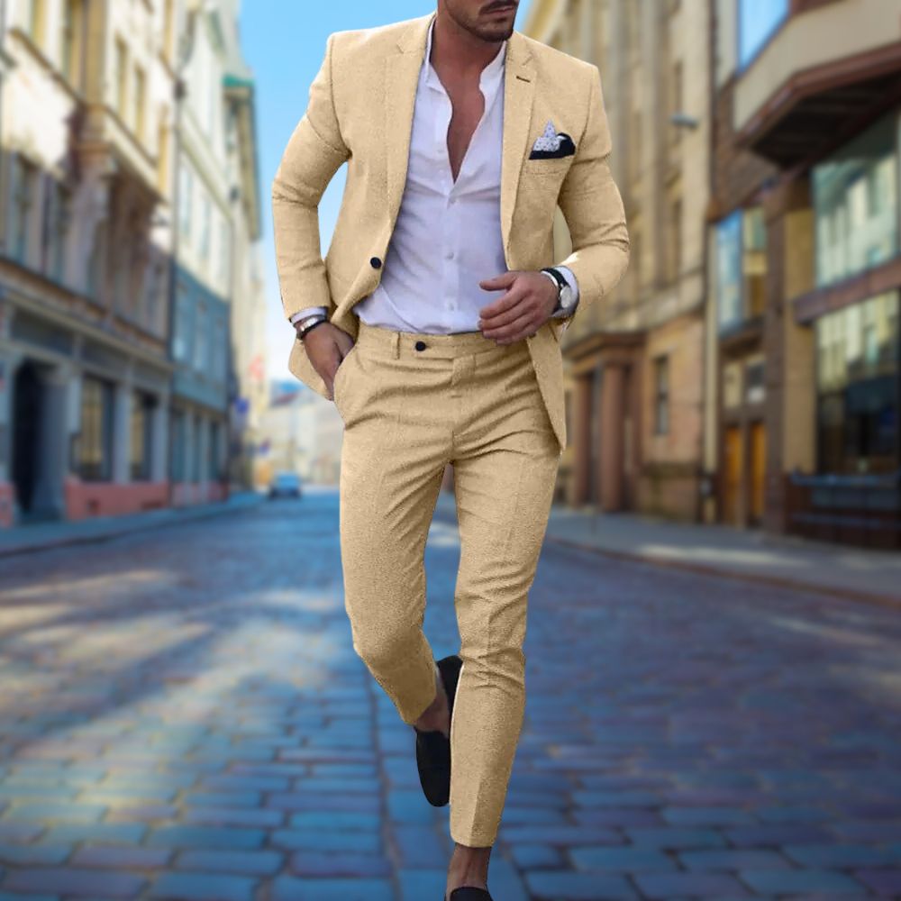 Michael Heren Completo Estivo – Completo Slim Fit Leggero per l'Estate