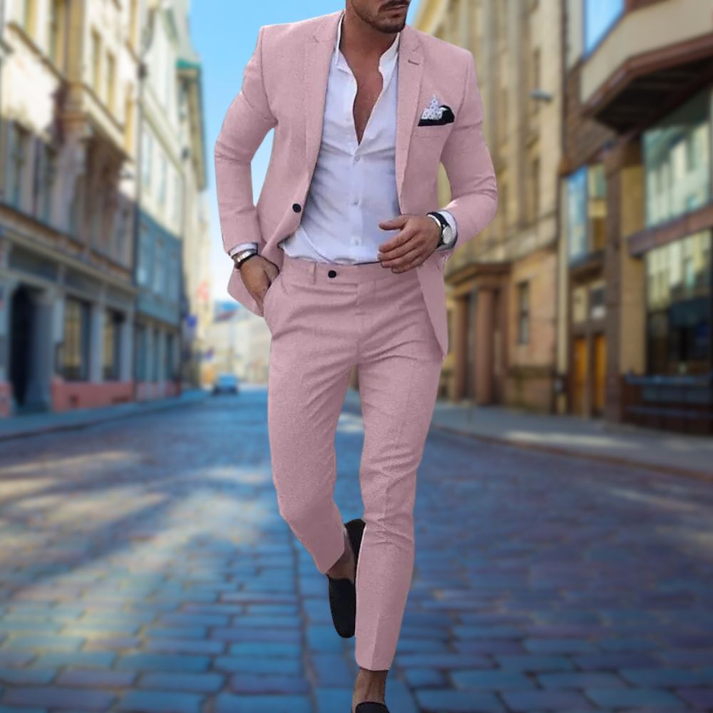 Michael Heren Completo Estivo – Completo Slim Fit Leggero per l'Estate