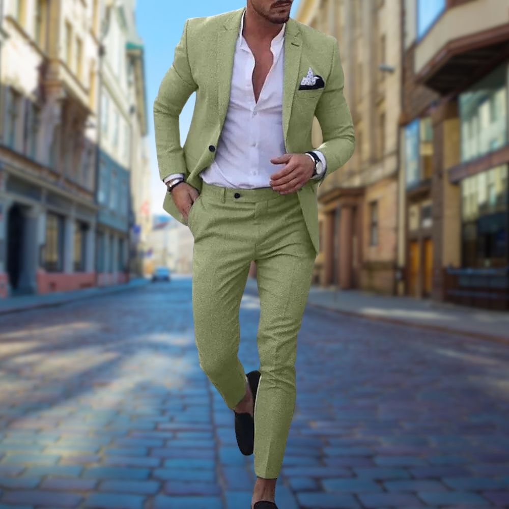 Michael Heren Completo Estivo – Completo Slim Fit Leggero per l'Estate
