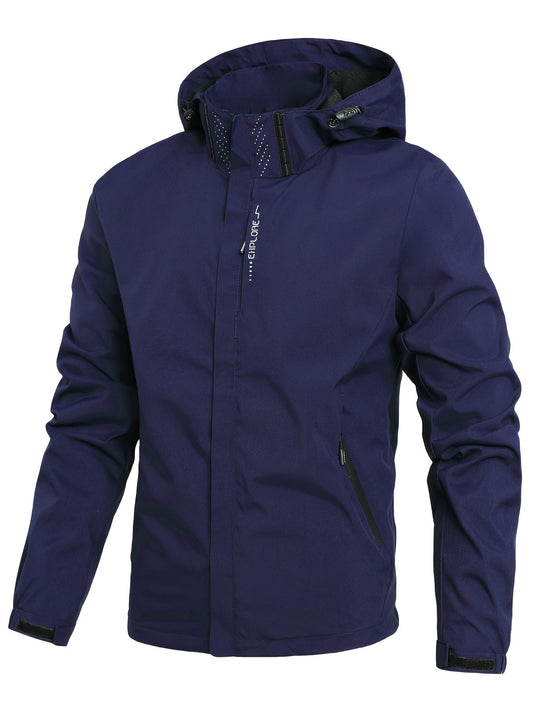 Maxren cortavientos para hombre | transpirable e impermeable, casual y deportivo