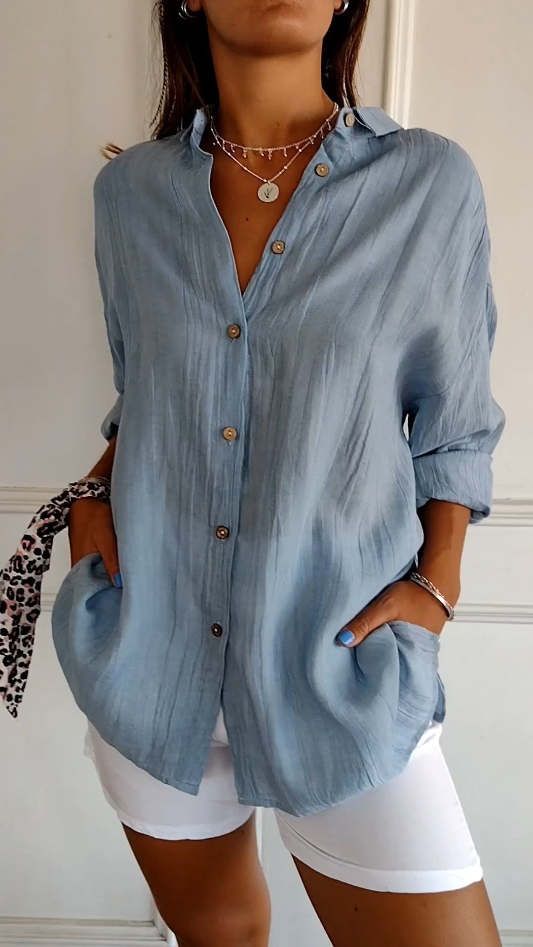Milla Chemise Boutonnée Femme | Respirant, Intemporel