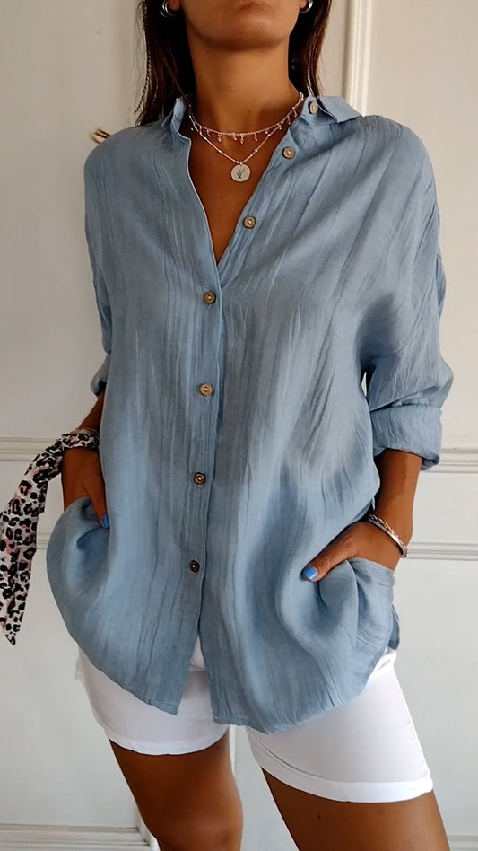 Milla Chemise Boutonnée Femme | Respirant, Intemporel