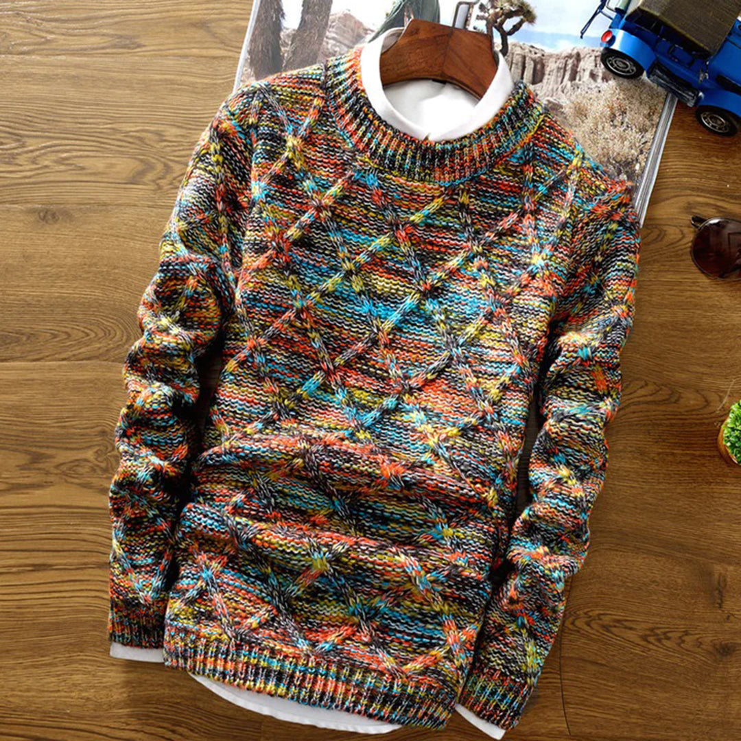 Marvik Pull Homme | Mélange Acrylique de Haute Qualité, Tenue d'Hiver Décontractée