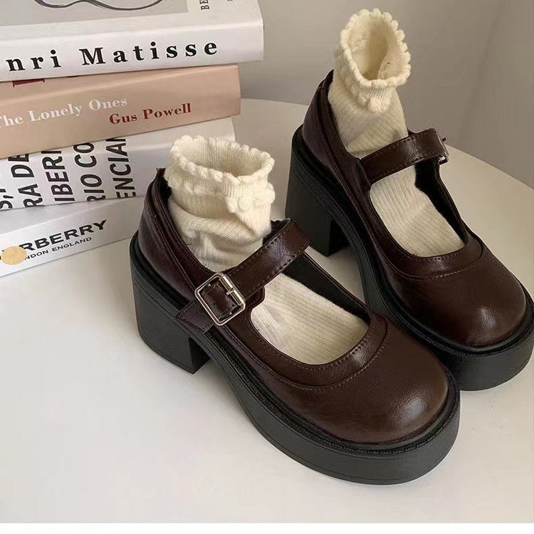 Ravelle Damas Zapatos de Plataforma | Encanto Retro, Versátil y Cómodo