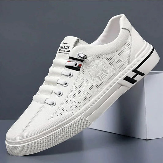 Luuk – Zapatos de cordones para hombre con suela perfilada y acabado en cuero