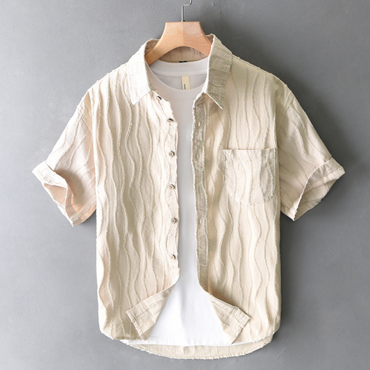 Camisa Sam Heren | Textura y Look Elegante