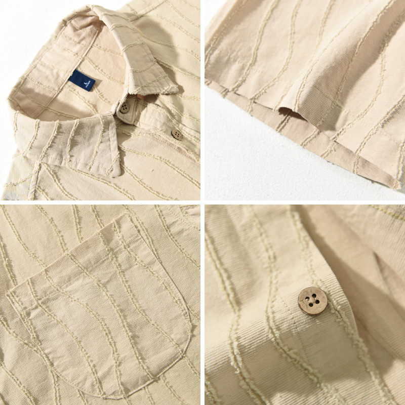 Camisa Sam Heren | Textura y Look Elegante