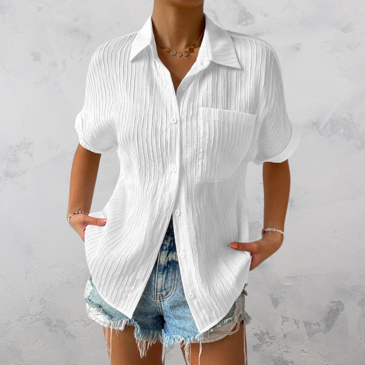Soremi Blouse pour femmes | Coton respirant, style estival décontracté