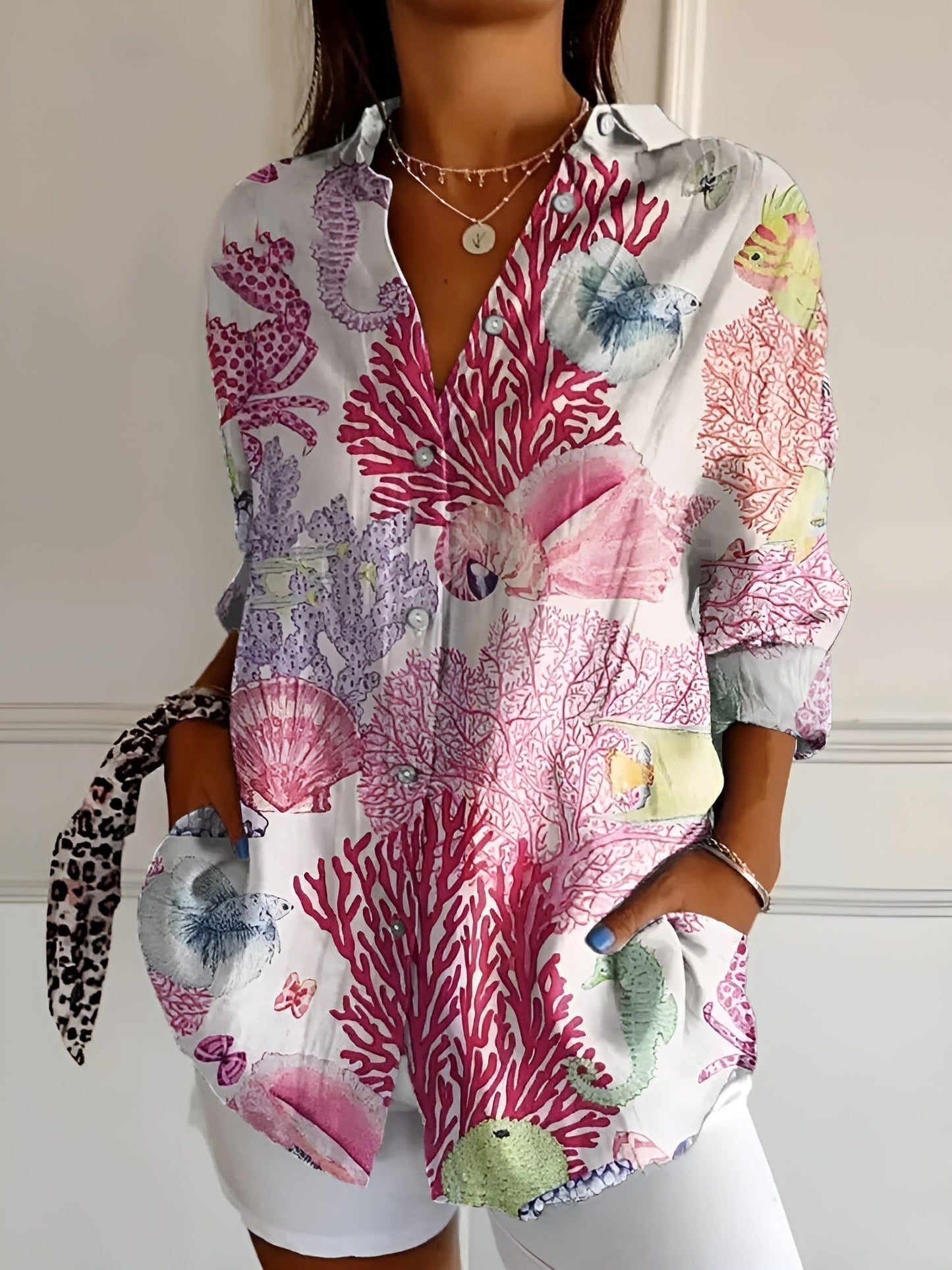 Savina Threads Camicia Donna | Traspirante, Casual ed Elegante