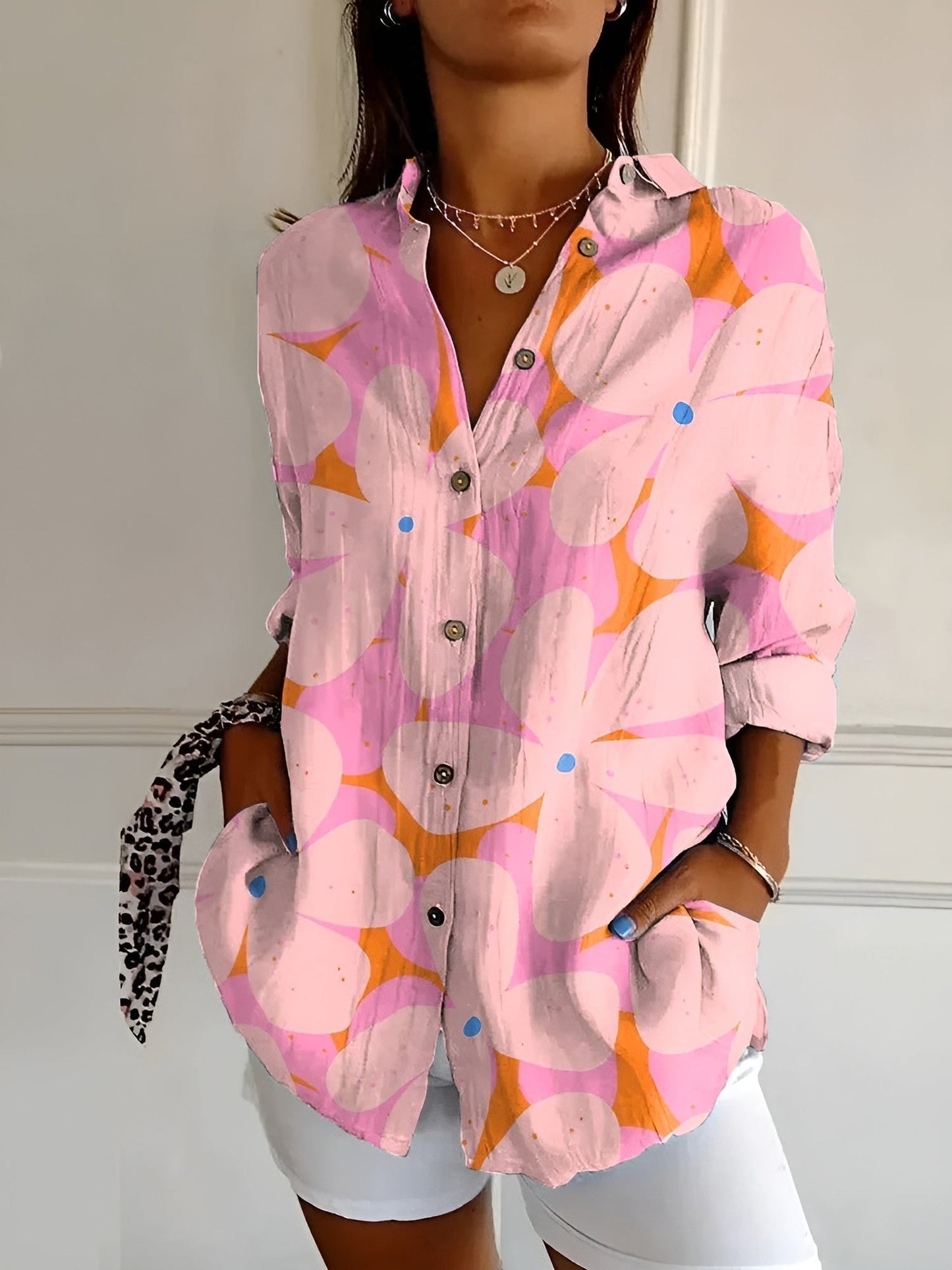 Savina Threads Camicia Donna | Traspirante, Casual ed Elegante