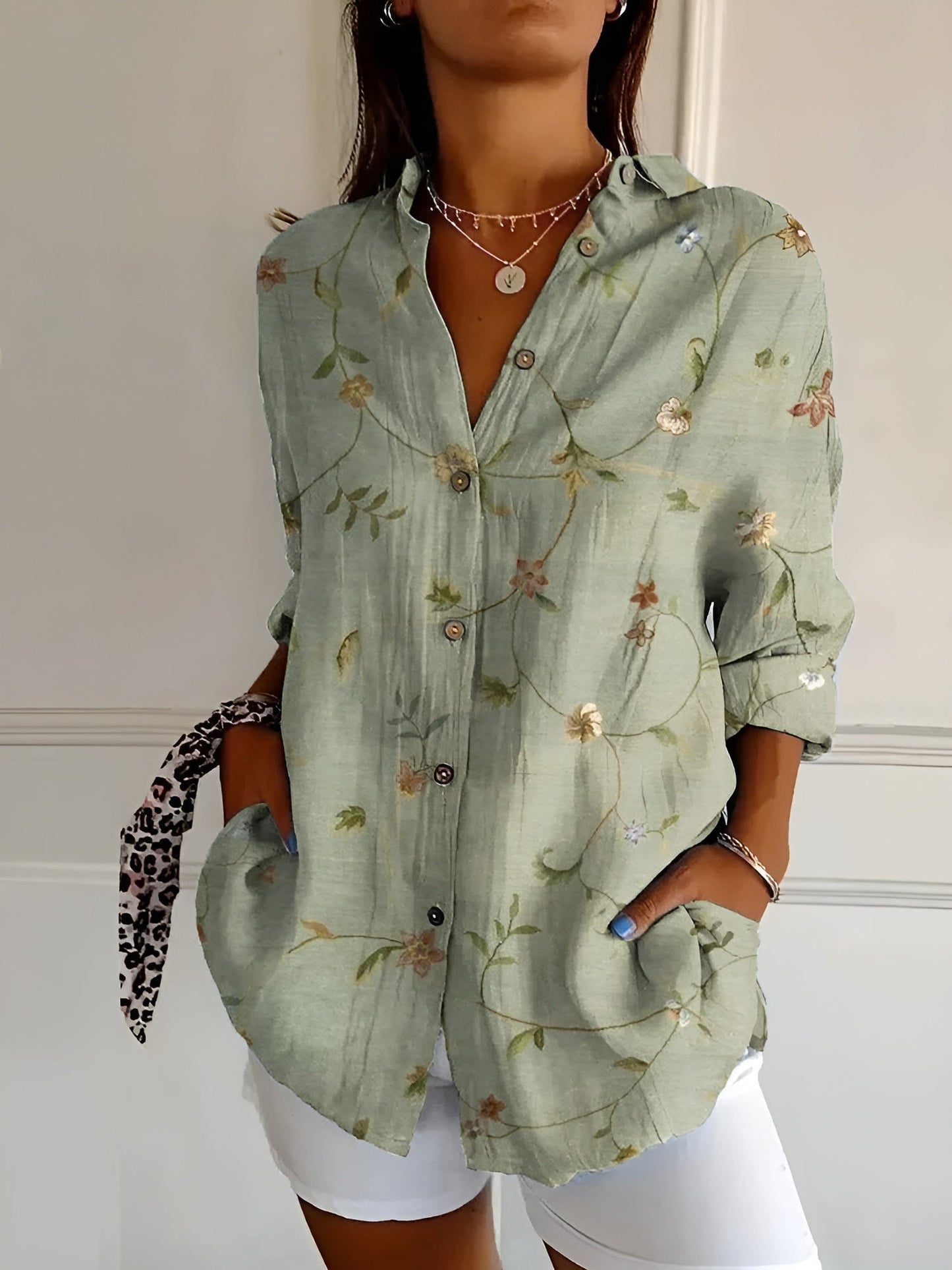 Savina Threads Camicia Donna | Traspirante, Casual ed Elegante
