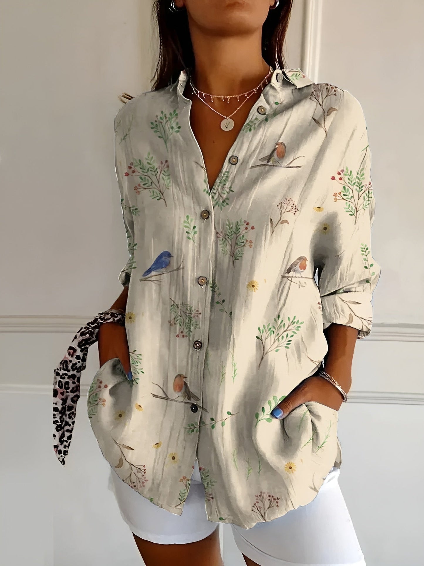 Savina Threads Camicia Donna | Traspirante, Casual ed Elegante