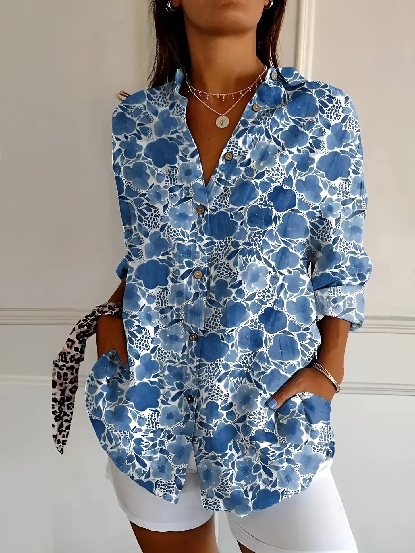Savina Threads Camicia Donna | Traspirante, Casual ed Elegante