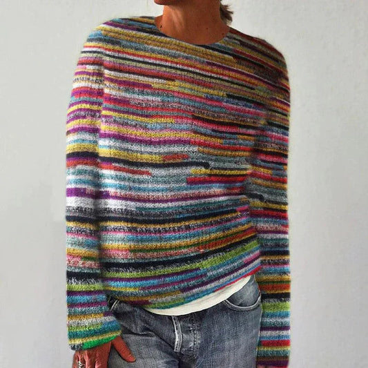 Suéteres Savinna para mujer | Tejido grueso de colores, casual para cualquier ocasión