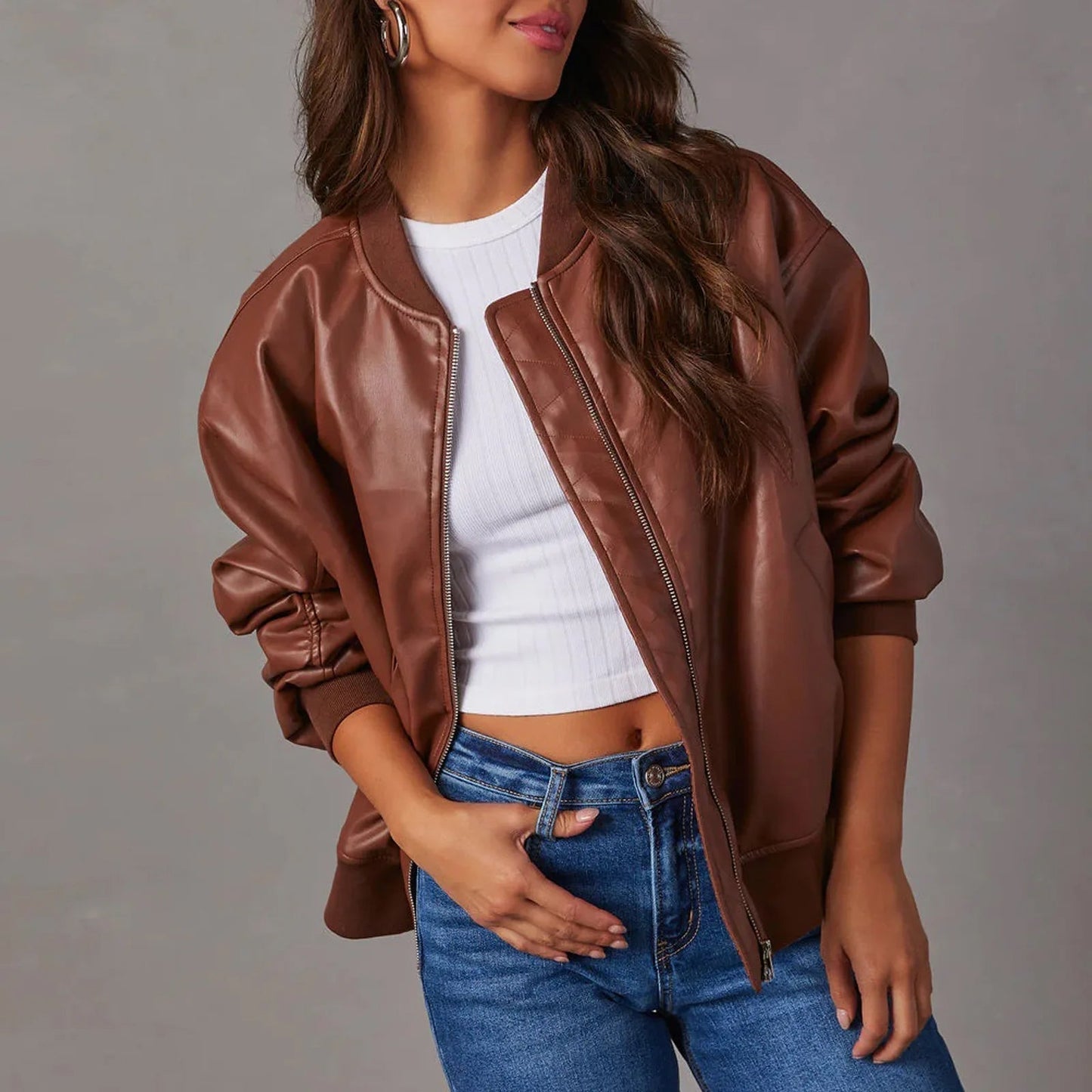 Velura Chaqueta Bomber para Mujer | Sobredimensionada, Aireada y Estilosa para Cada Ocasión