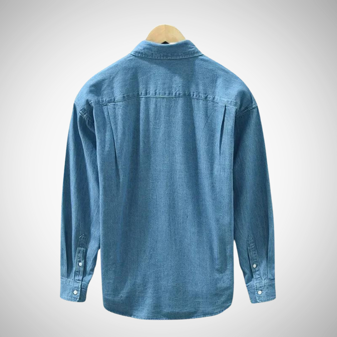 Vercio Camisa de Hombre Algodón – Ligera, Suave y Modelo Clásico