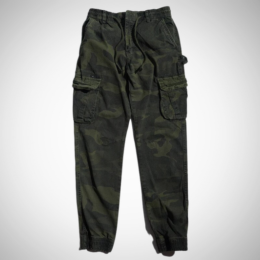UrbanRidge Pantalón Cargo para Hombre – Camuflaje, Transpirable, Múltiples Bolsillos