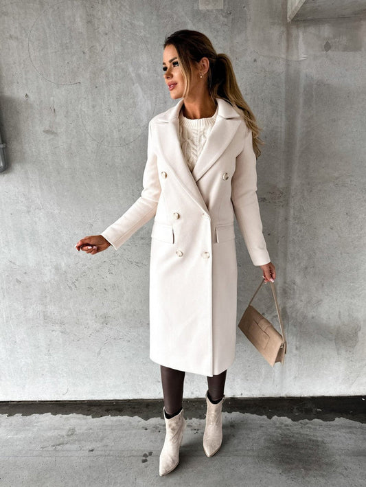 Valentina | Comfortabele lange herfst winterjas