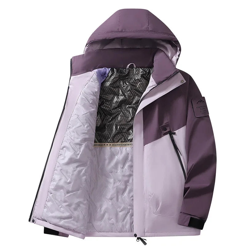 Winder | Unisex ski jack met afneembare capuchon