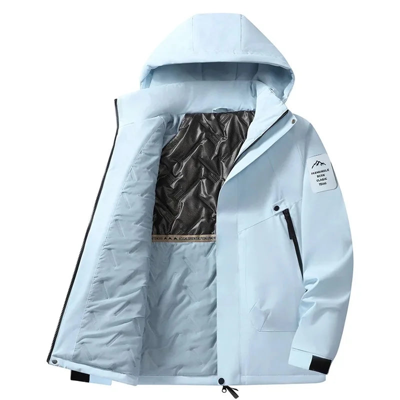 Winder | Unisex ski jack met afneembare capuchon