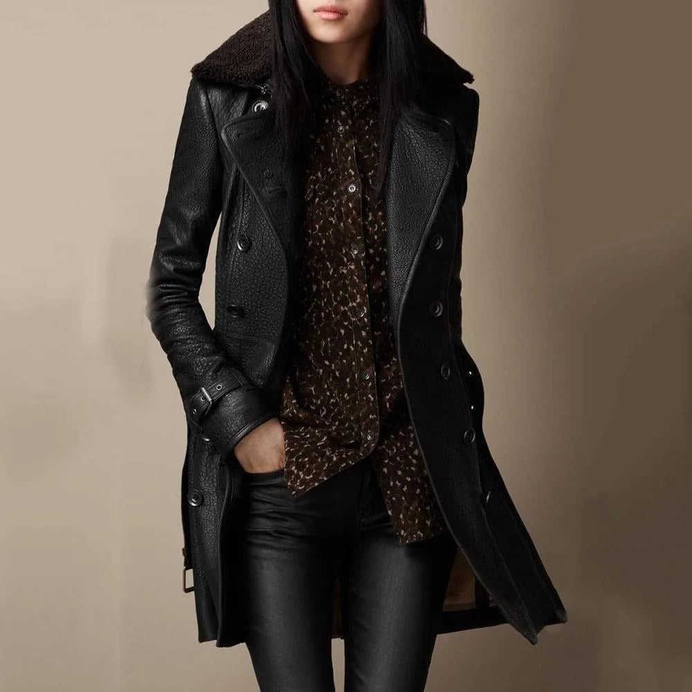 Solene Manteau Femme | Manteau Léger Noir, Coupe Décontractée pour Tous les Jours