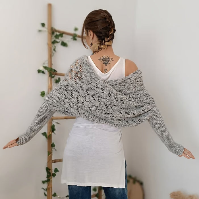 Aria Damas Manta Envolvente | Hilo Suave Tejido, Ideal para Cada Temporada