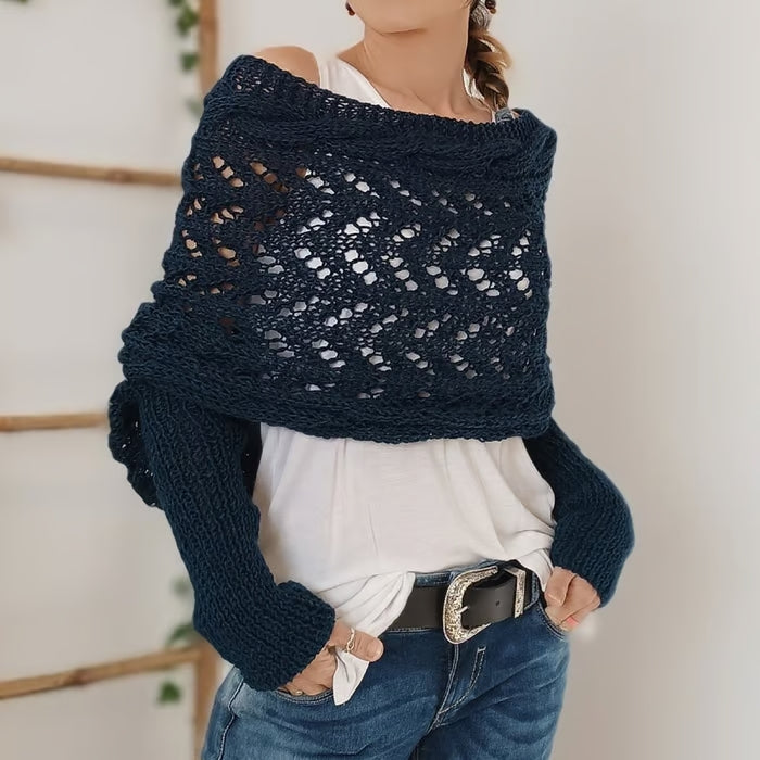 Aria Damas Manta Envolvente | Hilo Suave Tejido, Ideal para Cada Temporada